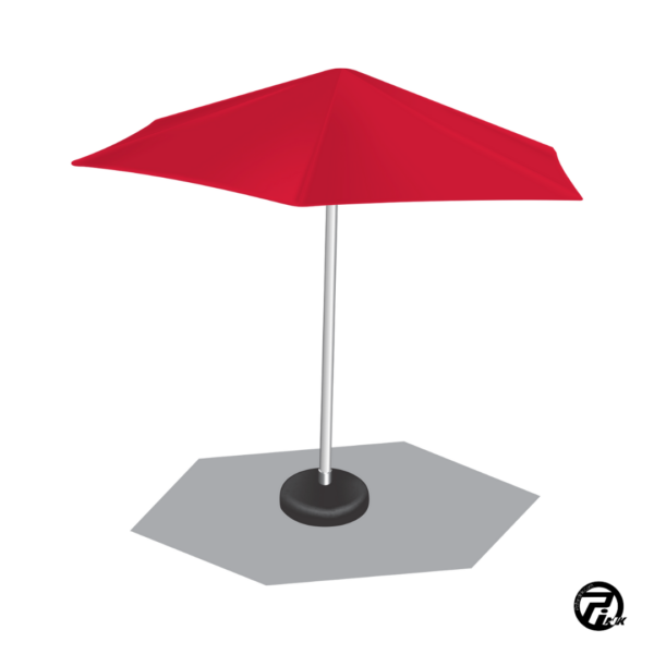 Hexagonal Branded Umbrella